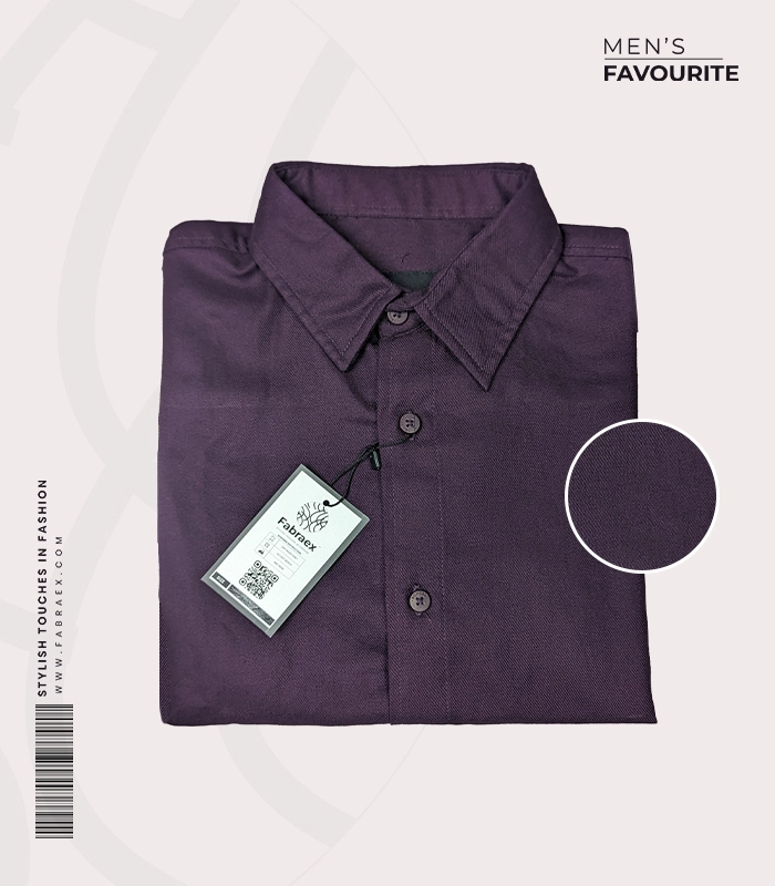 Fabraex Maroon Premium formal shirt