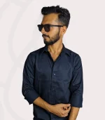 Fabraex Navy Blue Premium Formal Shirt