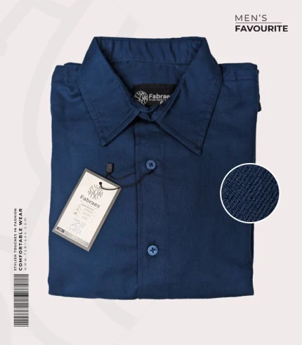 Fabraex Patrol Blue Premium Formal Shirt