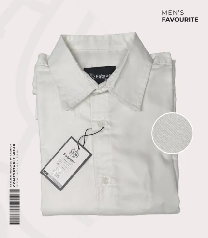 Fabraex White Premium Formal Shirt